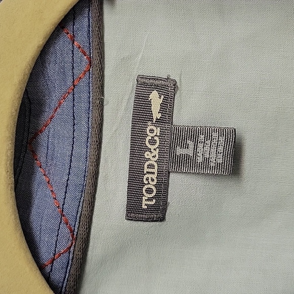 Toad & Co men's long sleeve chambray button down sz large - Picture 3 of 6